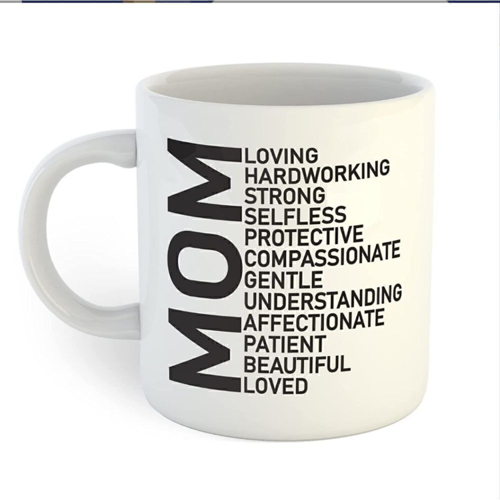 MugsBySandy Coffee Mug, 15 oz. MOM